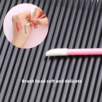 YEASHINE 50PCS Disposable Lip Brush Lip Gloss Applicator