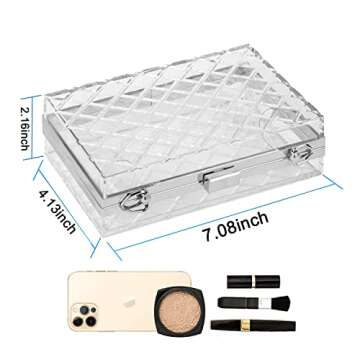 Stylish Clear Handbag - Stadium Approved Crossbody Shoulder Bag for Women