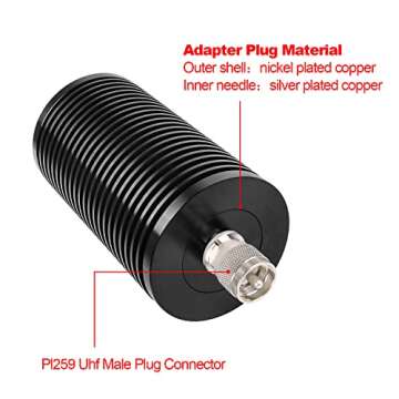 XRDS-RF 100W PL259 UHF Male Plug RF Dummy Load 50 Ohm