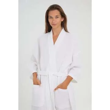 Luxury MONARCH Square Waffle Robe Perfect for Everyone
