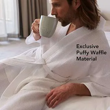 Luxury MONARCH Square Waffle Robe Perfect for Everyone