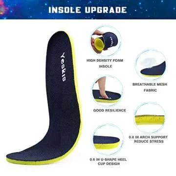 YESKIS Kids Light Up Shoes for Boys Camoio LED Flashing Lightweight Mesh Breathable Adorable Running Tennis Sneakers for Toddler Black Size 8