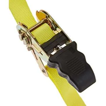 Amazon Basics 4-Pack Ratchet Straps - Secure Cargo