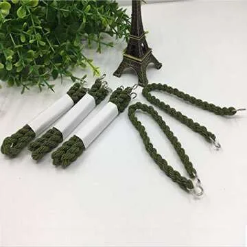 JAMEGIO 12 Pieces Elastic Boot Bands Military Boot Straps Blousing Garters with Metal Hooks for Navy Army and Air Force Alpine Choice