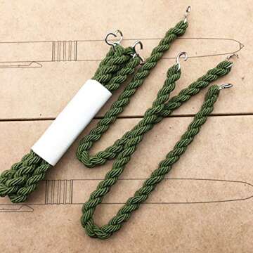 JAMEGIO 12 Pieces Elastic Boot Bands Military Boot Straps Blousing Garters with Metal Hooks for Navy Army and Air Force Alpine Choice