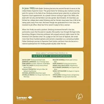 Ruth Bader Ginsburg: Iconic Supreme Court Justice (Gateway Biographies)