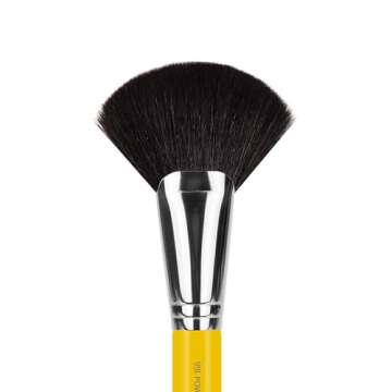 Bdellium Tools Professional Makeup Brush - Studio Series 991 Powder Fan - With Soft Synthetic and Na...
