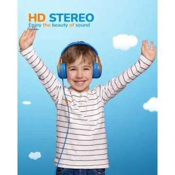awatrue Kids Headphones with Microphone - Safe & Comfortable