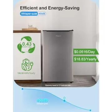 Efficient 3.0 Cu Ft Mini Freezer for Small Spaces