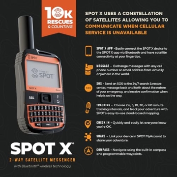 SPOT X 2-Way GPS Satellite Messenger for Adventurers