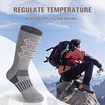 Comfortable 80% Merino Wool Socks for All Outdoor Activities