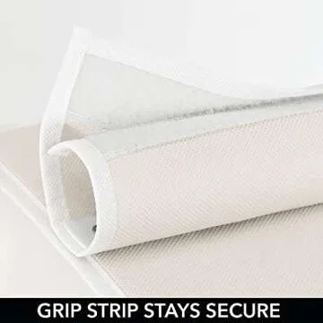 mDesign Long Soft Fabric Over Closet Rod Hanging Storage Organizer with 12 Divided Shelves, Side Pockets for Child/Kids Room or Nursery, Store Diapers, Wipes, Lotions, Toys - Cream/White