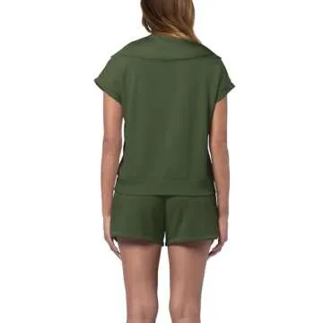 Stylish WIHOLL Women’s Two Piece Sweatset for Summer