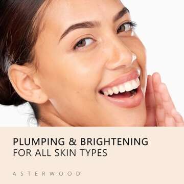 Asterwood Vitamin C Face Serum - with Hyaluronic Acid - Smoothing, Hydrating, Stimulates Collagen Production - Fragrance-Free - 8 Fl Oz