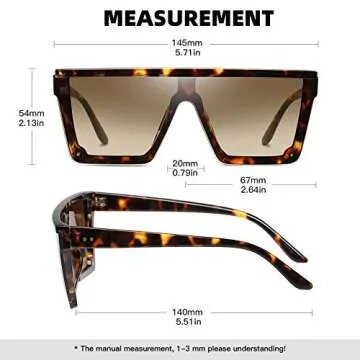 STORYCOAST Stylish Square Sunglasses for Everyone