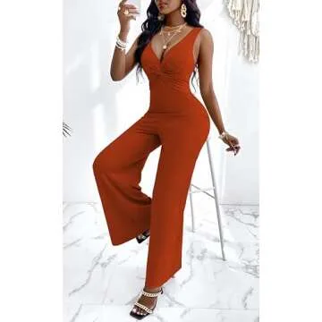Hostoyo Wide Leg Jumpsuit for Women - Stylish Comfort