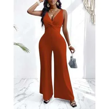 Hostoyo Wide Leg Jumpsuit for Women - Stylish Comfort