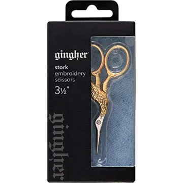 Stork Embroidery Scissors 3-1/2" Perfect for Crafters
