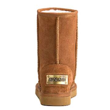 AUSLAND Women's Waterproof Winter Snow Boots - Stylish Comfort