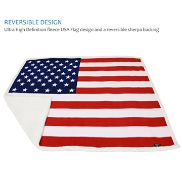 Warm Catalonia US Flag Blanket - Cozy & Patriotic Throw