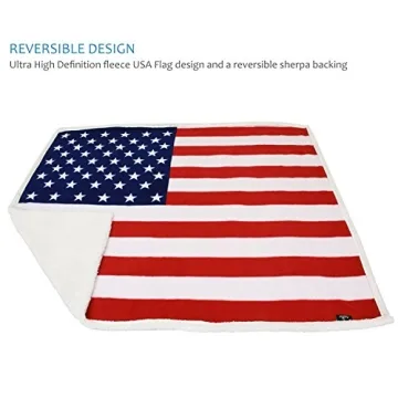 Warm Catalonia US Flag Blanket - Cozy & Patriotic Throw