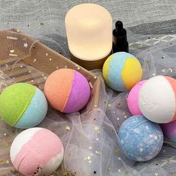 Kids Bath Bombs with Puppy Toys – 12 Pcs Set