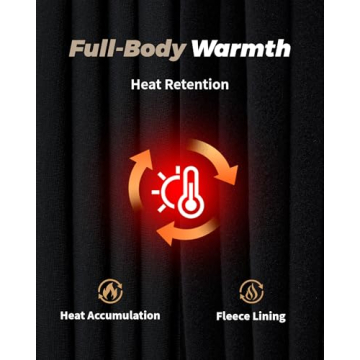 WEERTI Men's Thermal Underwear Fleece Lined Base Layer  Warmth