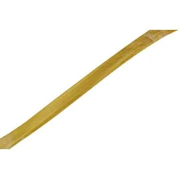 Mandala Crafts Metallic Gold Bias Tape for Sewing 55 Yards