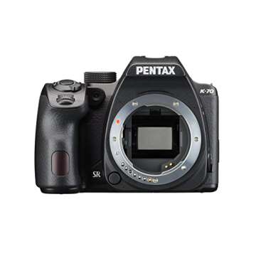 Pentax K-70 Weather-Sealed DSLR Camera, Body Only (Black)