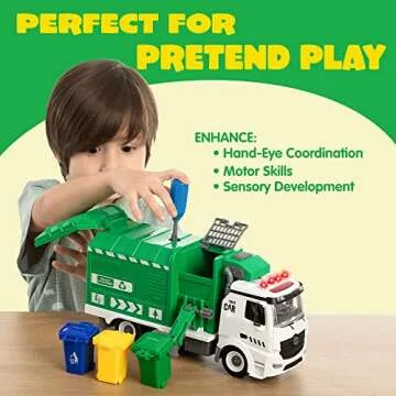 JOYIN Garbage Truck Toy for Kids - Fun DIY Assembly