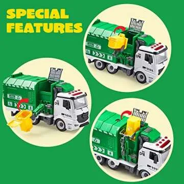 JOYIN Garbage Truck Toy for Kids - Fun DIY Assembly