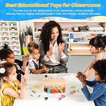 INIFEIDALA Montessori Lock and Key Toy for Kids