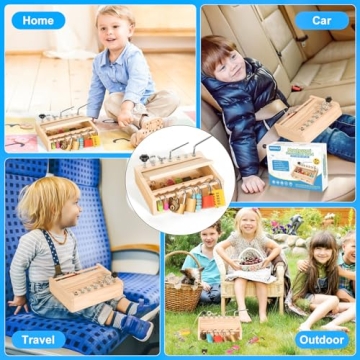 INIFEIDALA Montessori Lock and Key Toy for Kids