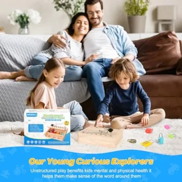 INIFEIDALA Montessori Lock and Key Toy for Kids