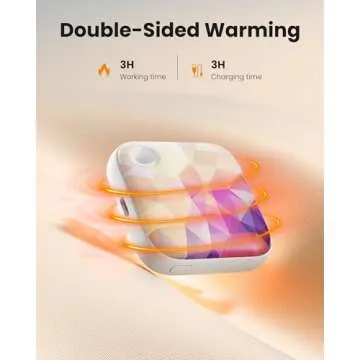 Rechargeable Gaiatop Hand Warmers with Flashlight & Strap