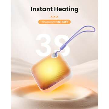 Rechargeable Gaiatop Hand Warmers with Flashlight & Strap