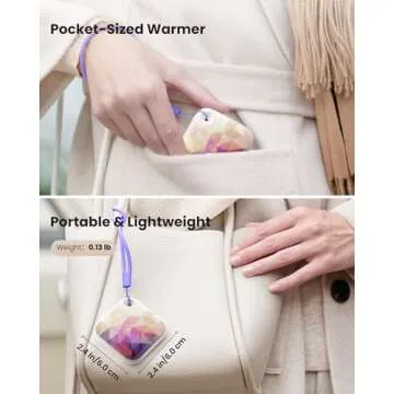 Rechargeable Gaiatop Hand Warmers with Flashlight & Strap