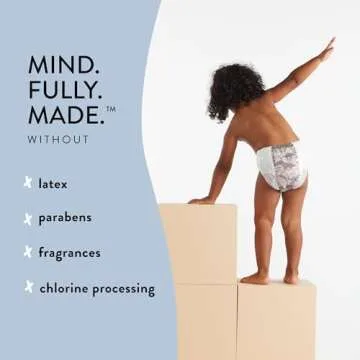The Honest Company Clean Conscious Training Pants | Plant-Based, Sustainable Diapers | Magical Moments + Butterfly Kisses | Size 2T/3T (34- lbs), 78 Count