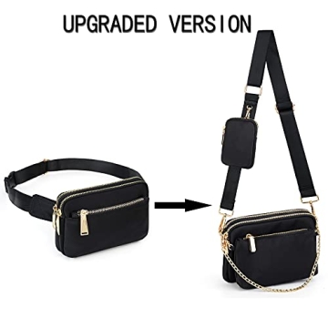 UTO Small Crossbody Bags for Women Trendy 3-in-1 Fashion