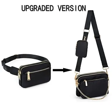 UTO Small Crossbody Bags for Women Trendy 3-in-1 Fashion
