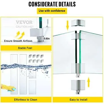 VEVOR Fire Pit Wind Guard for Safe Outdoor Fun