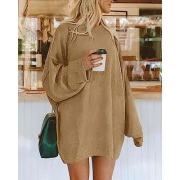 Stylish BTFBM 2025 Oversized Women’s Sweater Dress