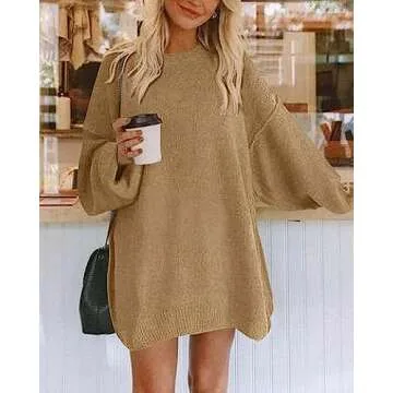 Stylish BTFBM 2025 Oversized Women’s Sweater Dress