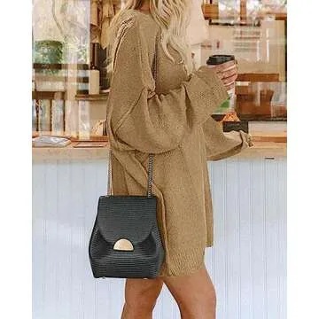 Stylish BTFBM 2025 Oversized Women’s Sweater Dress