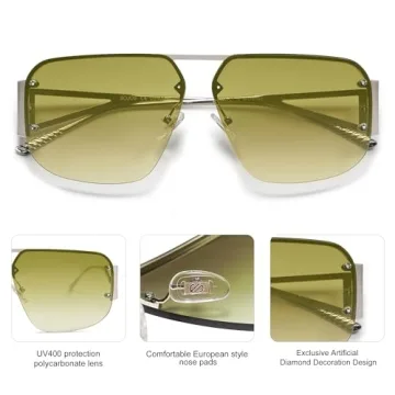 SOJOS Aviator Sunglasses with UV400 Protection for All