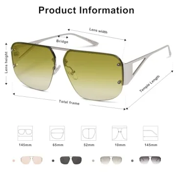 SOJOS Aviator Sunglasses with UV400 Protection for All