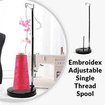 Embroidex Adjustable Spool Holder for Seamless Sewing