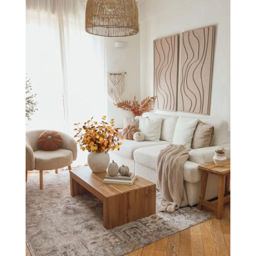 Bessol Artificial Eucalyptus Stems - 5pcs Fall Decor