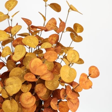 Bessol Artificial Eucalyptus Stems - 5pcs Fall Decor