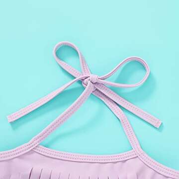 Stylish Infant Baby Girl 3Pcs Swimsuit for Summer Fun